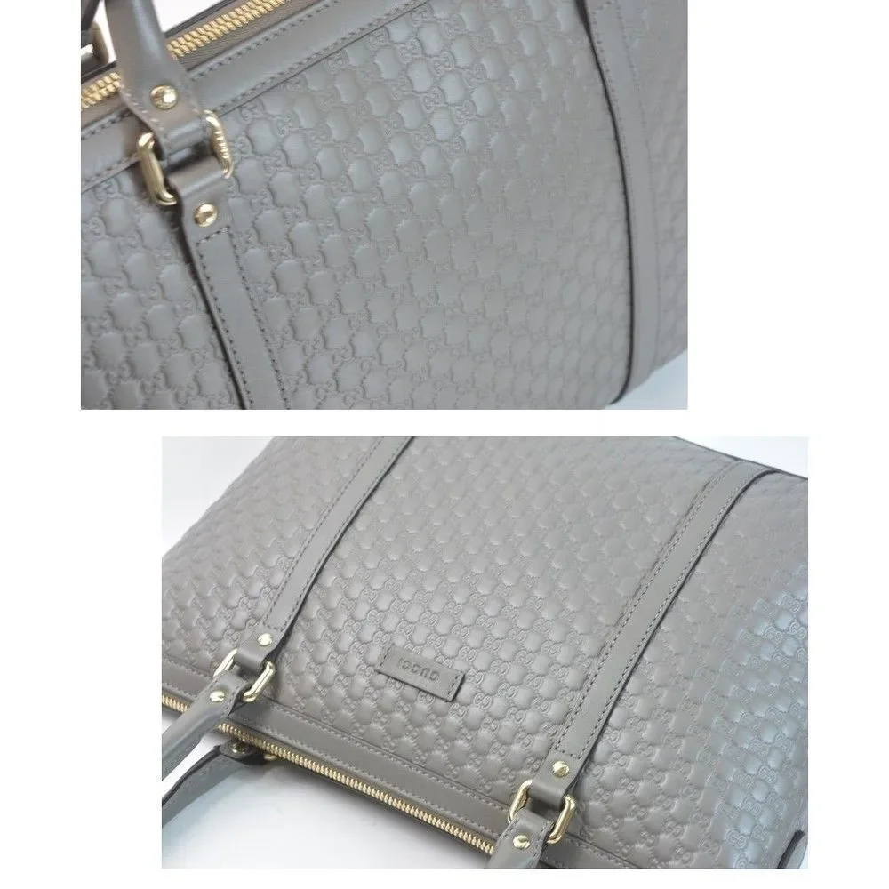 Gucci Micro Outlet Gray Tote Bag 2way Shoulder Bag - Picture 6 of 6